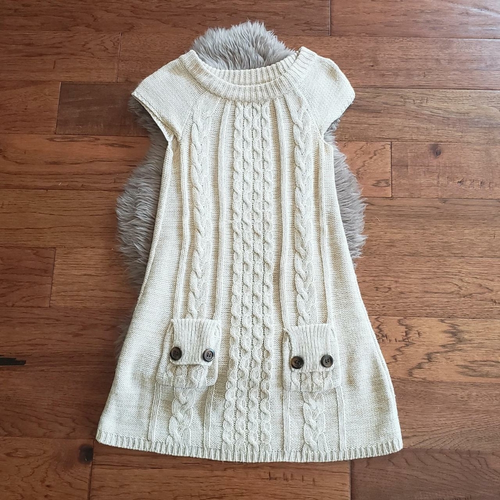 Energie Cream Sweater Dress size M